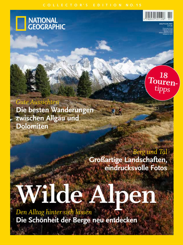 Erdgeschoss Grafik | Esther Gonstalla | Magazingestaltung | National Geographic Wilde Alpen